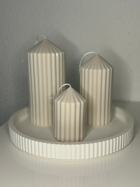 Gerillte Stumpenkerzen